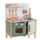 Joueco - Bucatarie din lemn certificat FSC Cu accesorii Reglabila pe inaltime 86x56 cm 3 ani+ Multicolor