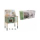 Joueco - Bucatarie din lemn certificat FSC Cu accesorii Reglabila pe inaltime 86x56 cm 3 ani+ Multicolor