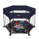 Lionelo - Tarc de joaca Roel Pliere ultra-compacta Conform cu standardul europeane de securitate EN12227 Blue Navy