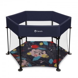 Lionelo - Tarc de joaca Roel Pliere ultra-compacta Conform cu standardul europeane de securitate EN12227 Blue Navy