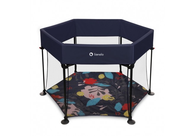 Lionelo - Tarc de joaca Roel Pliere ultra-compacta Conform cu standardul europeane de securitate EN12227 Blue Navy