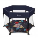 Lionelo - Tarc de joaca Roel Pliere ultra-compacta Conform cu standardul europeane de securitate EN12227 Blue Navy