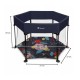 Lionelo - Tarc de joaca Roel Pliere ultra-compacta Conform cu standardul europeane de securitate EN12227 Blue Navy