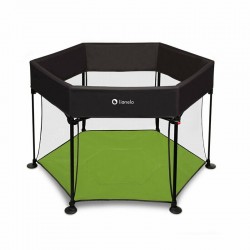 Lionelo - Tarc de joaca Roel Pliere ultra-compacta Conform cu standardul europeane de securitate EN12227 Green Limon