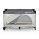 Petite&Mars - Patut pliant cu un nivel Cu intrare laterala cu fermoar 2 roti 120x60 cm Nyja Teddy Biker Conform cu standardele e
