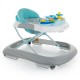 Petite&Mars - Premergator Monty Panou interactiv Reglabil pe inaltime Roti Sustine 12 kg Chevron Blue