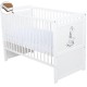 Babyneeds- Patut din lemn Nadia II Girafa transformabil pt bebe si junior 120x60 cm Multifunctional Din lemn de pin si mdf Stabi