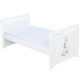 Babyneeds- Patut din lemn Nadia II Girafa transformabil pt bebe si junior 120x60 cm Multifunctional Din lemn de pin si mdf Stabi
