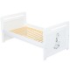 Babyneeds- Patut din lemn Nadia II Girafa transformabil pt bebe si junior 120x60 cm Multifunctional Din lemn de pin si mdf Stabi