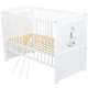 Babyneeds- Patut din lemn Nadia II Girafa transformabil pt bebe si junior 120x60 cm Multifunctional Din lemn de pin si mdf Stabi