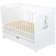 Babyneeds- Patut din lemn Nadia II Girafa transformabil pt bebe si junior 120x60 cm Cu sertar cu capac Din lemn de pin si mdf St