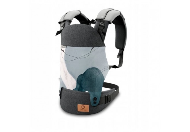 Lionelo - Marsupiu ergonomic Margareet Cu 3 pozitii de transport Pana la 20 Kg Cu gluga Aprobat de Institutul International de D
