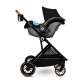 Lionelo - Carucior 3 in 1 Riya Cu landou dotat cu salteluta Fiki-Miki  Cu scoica auto Cu accesorii Cadru din aluminiu Cu sezut r