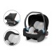 Lionelo - Carucior 3 in 1 Riya Cu landou dotat cu salteluta Fiki-Miki  Cu scoica auto Cu accesorii Cadru din aluminiu Cu sezut r