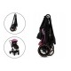 Lionelo - Carucior 3 in 1 Riya Cu landou dotat cu salteluta Fiki-Miki  Cu scoica auto Cu accesorii Cadru din aluminiu Cu sezut r