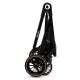 Lionelo - Carucior 3 in 1 Riya Cu landou dotat cu salteluta Fiki-Miki  Cu scoica auto Cu accesorii Cadru din aluminiu Cu sezut r