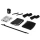 Lionelo - Carucior 3 in 1 Riya Cu landou dotat cu salteluta Fiki-Miki  Cu scoica auto Cu accesorii Cadru din aluminiu Cu sezut r