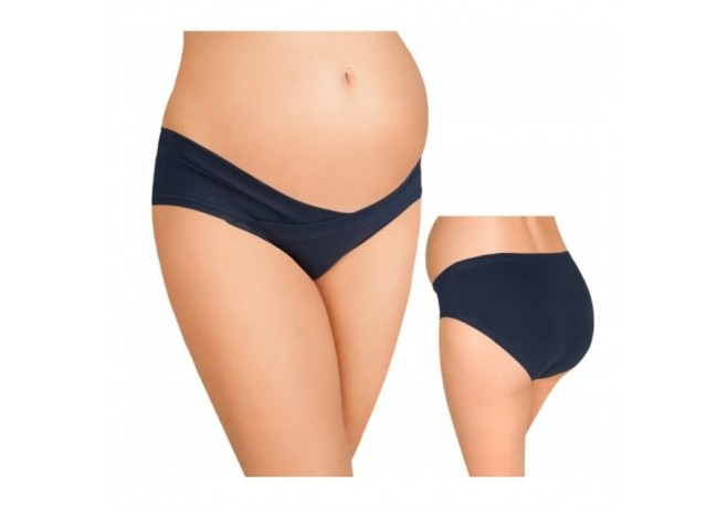 Qmini - Set 4 bucati chiloti gravide L/XL mix de culori