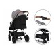 Lionelo - Carucior sport Zoey De la nastere Cu accesorii Cadru din aluminiu 0- 15 kg Conform cu standardul european de securitat