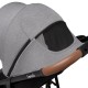 Lionelo - Carucior sport Zoey De la nastere Cu accesorii Cadru din aluminiu 0- 15 kg Conform cu standardul european de securitat