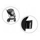 Lionelo - Carucior sport Zoey De la nastere Cu accesorii Cadru din aluminiu 0- 15 kg Conform cu standardul european de securitat