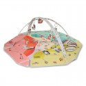 Lionelo - Salteluta interactiva Jenny cu jucarii 130x130 cm Conform cu standardul european de securitate EN71 Multicolor