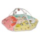 Lionelo - Salteluta interactiva Jenny cu jucarii 130x130 cm Conform cu standardul european de securitate EN71 Multicolor