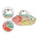 Lionelo - Salteluta interactiva Jenny cu jucarii 130x130 cm Conform cu standardul european de securitate EN71 Multicolor