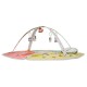 Lionelo - Salteluta interactiva Jenny cu jucarii 130x130 cm Conform cu standardul european de securitate EN71 Multicolor