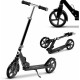 Lionelo - Trotineta Luca Copii/Adulti Pliabila Pana la 100 Kg Conform cu standardul european de securitate EN14619 Negru