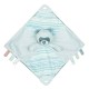 Petite&Mars - Paturica moale Cu zornaitoare de plus Ursuletul Mike Cu jucarie dentitie 31 x 31 x 12 cm Conform cu standardul eur