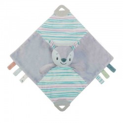 Petite&Mars - Paturica moale Cu zornaitoare de plus Veverita Boby Cu jucarie dentitie 31 x 31 x 12 cm Conform cu standardul euro