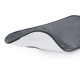 Petite&Mars - Husa anti-transpiratie pentru scaune auto 3D Aero 63 x 25 cm 0-13 kg Gri