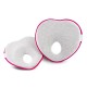 Qmini - Perna ergonomica impotriva plagiocefaliei 22x22 cm Roz