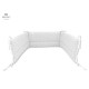 MimiNu - Aparatoare pentru patut 120x60 cm Din bumbac certificat Oeko Tex Standard 100 Cu inaltimea de 30 cm Cu panglici Mini Gr