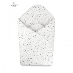 MimiNu - Paturica de infasat Cu multiple utilizari Cu inchidere arici velcro Dimensiune 75x75 cm Din bumbac certificat Oeko Tex 