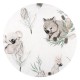 MimiNu - Aparatoare pentru patut 120x60 cm Din bumbac certificat Oeko Tex Standard 100 Cu inaltimea de 30 cm Cu panglici Austral
