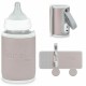 Lionelo - Incalzitor biberoane ThermUp Go Portabil Temperatura constanta pana la 24 h Incarcare USB Roz