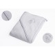 Qmini - Prosop cu gluga Din bumbac 80x80 cm Grey