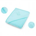 Qmini - Prosop cu gluga Din bumbac 80x80 cm Turquoise
