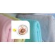 Qmini - Prosop cu gluga Din bumbac 80x80 cm Pink