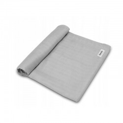 Lionelo - Paturica multifunctionala de infasat Din bambus 120x120 cm Gri