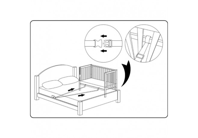 Sistem de prindere pentru patut YappyKids