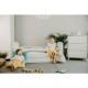 Comoda de infasat YappyMini din lemn Cu trei sertare Cu blat de infasat detasabil YappyKids 65x54x90 cm Alb