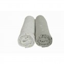 Set 2 scutece din muselina YappyGrey&White Refolosibile si cu multiple utilizari Din Bumbac YappyKids Dimensiune mare 70x100cm G