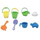 Petite&Mars - Masuta de activitati pentru apa si nisip Sandy Joe Cu accesorii 8 jucarii Multicolor