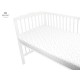MimiNu - Cearceaf cu elastic pentru patut 140X70 cm Din bumbac certificat Oeko Tex Standard 100 Mini Gray Stars