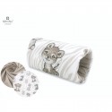 MimiNu - Perna pentru alaptat tip manson Din bumbac certificat Oeko Tex Standard 100 25 cm Safari Beige