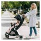 Carucior sport pliabil automat Nano Cadru din aluminium maner din piele ecologica spatar reglabil suport pentru sticla Conform c