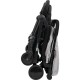 Carucior gemeni Twin Cadru din aluminiu Spatar reglabil Pliere compacta Conform cu standardul european de securitate EN 1888-1:2